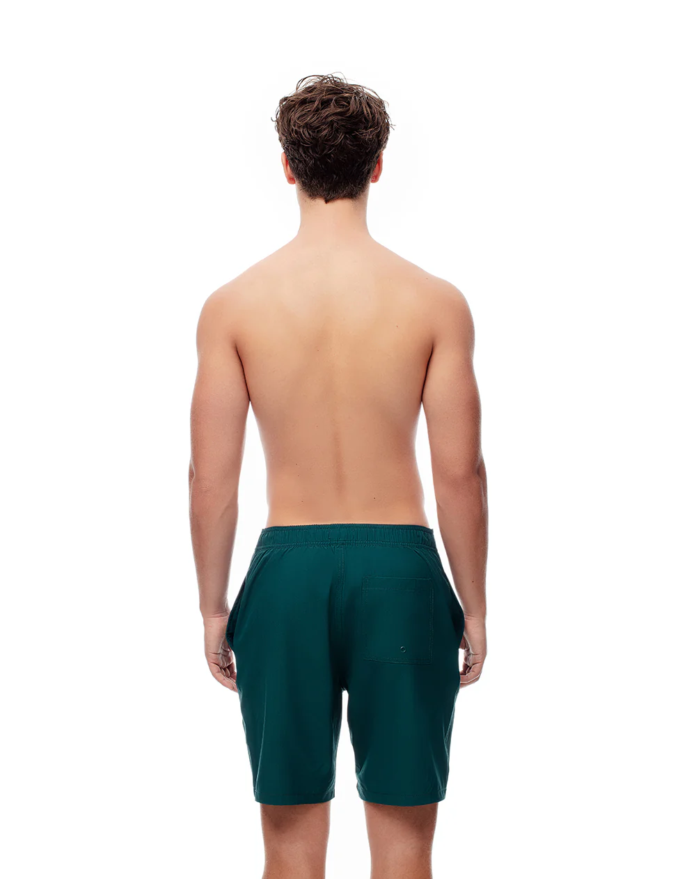 Pantaloneta de baño verde hombre - Image 2
