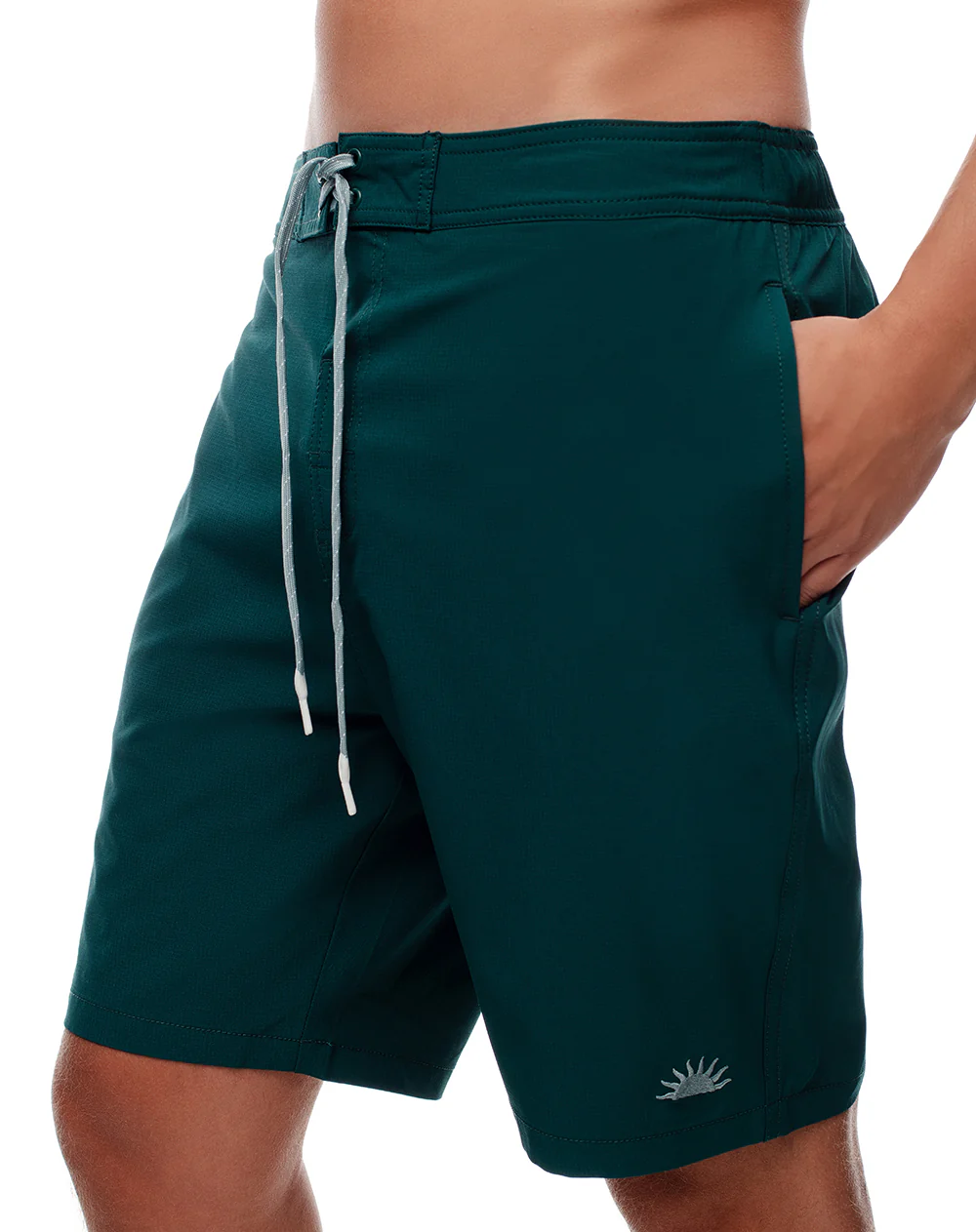Pantaloneta de baño verde hombre - Image 5