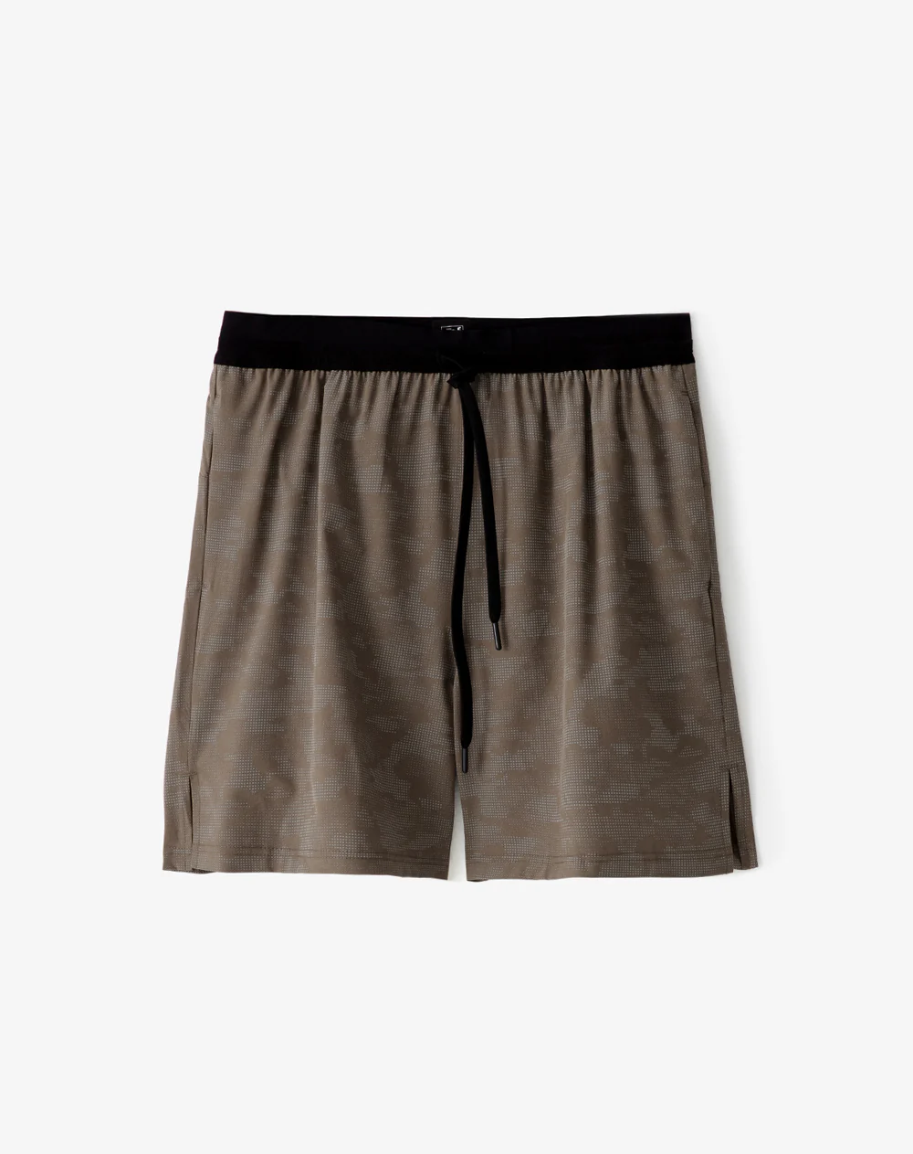 Pantaloneta deportiva malla interna café hombre - Image 7