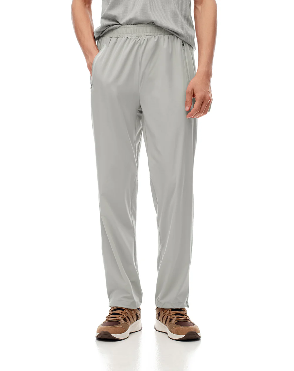 Pantalón deportivo secado rápido taupe hombre - Image 3