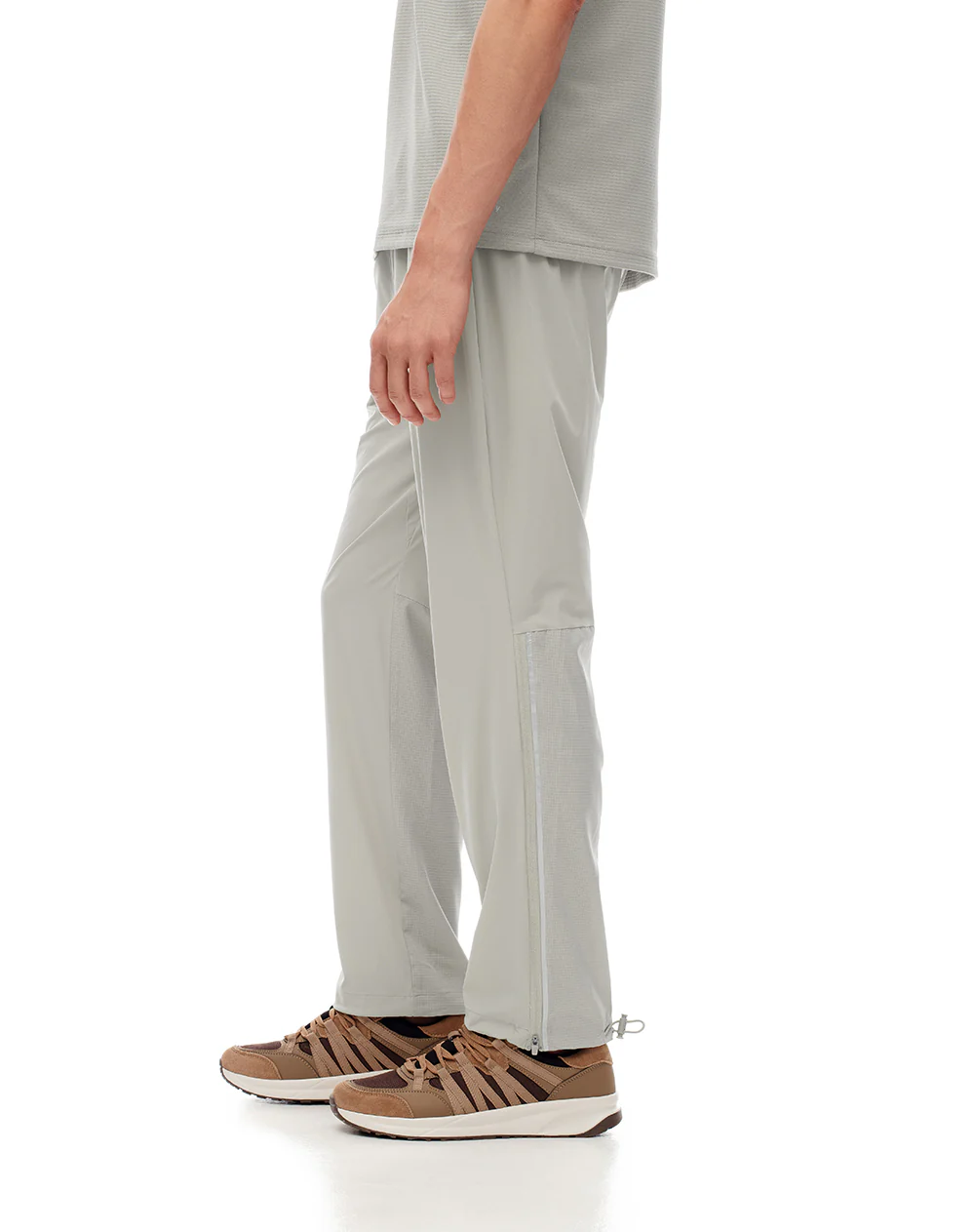 Pantalón deportivo secado rápido taupe hombre - Image 4
