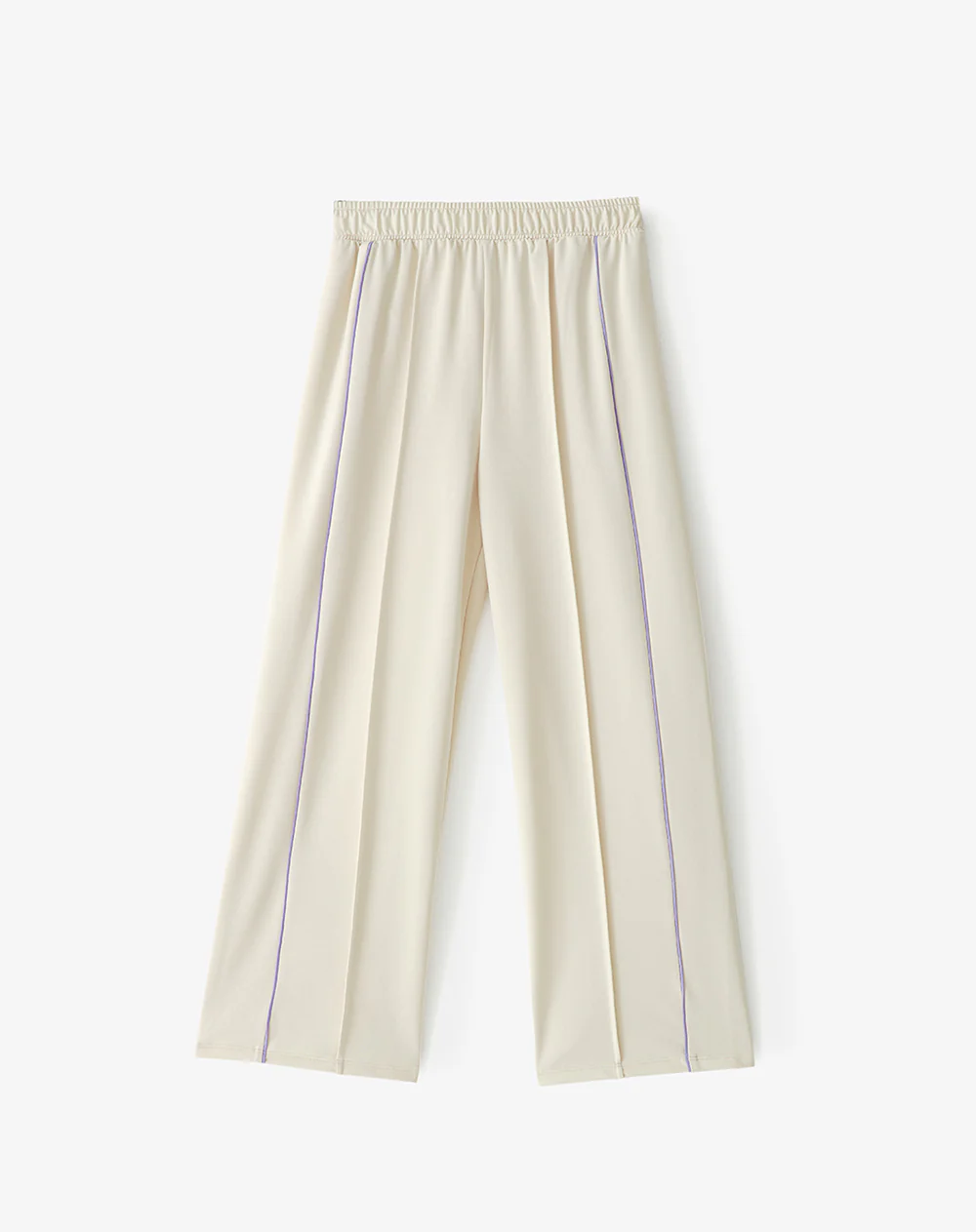 Pantalón tiro medio bota ancha crema niña - Image 6