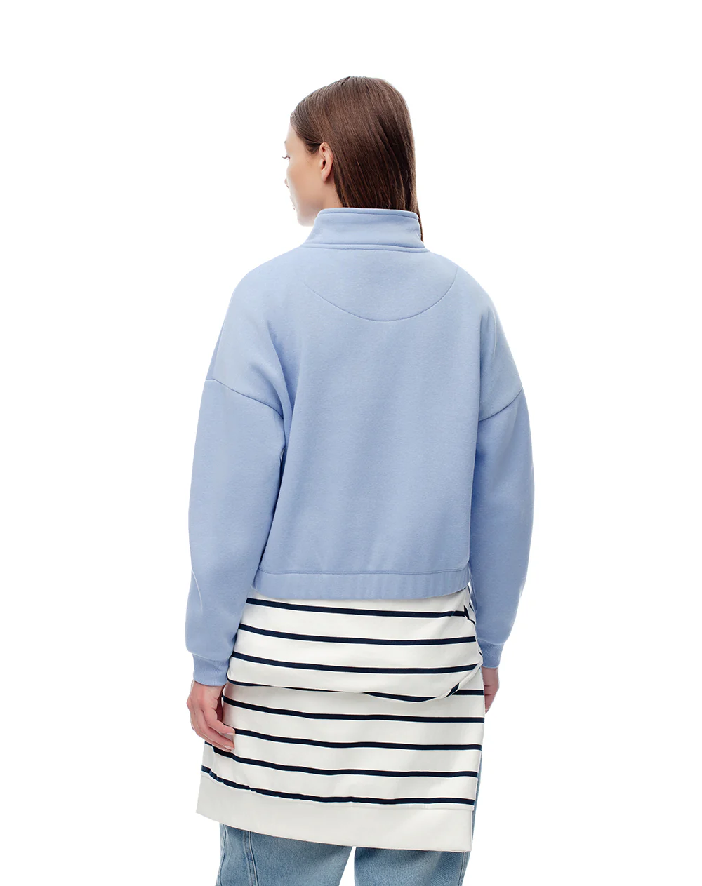 Buzo regular azul mujer - Image 2