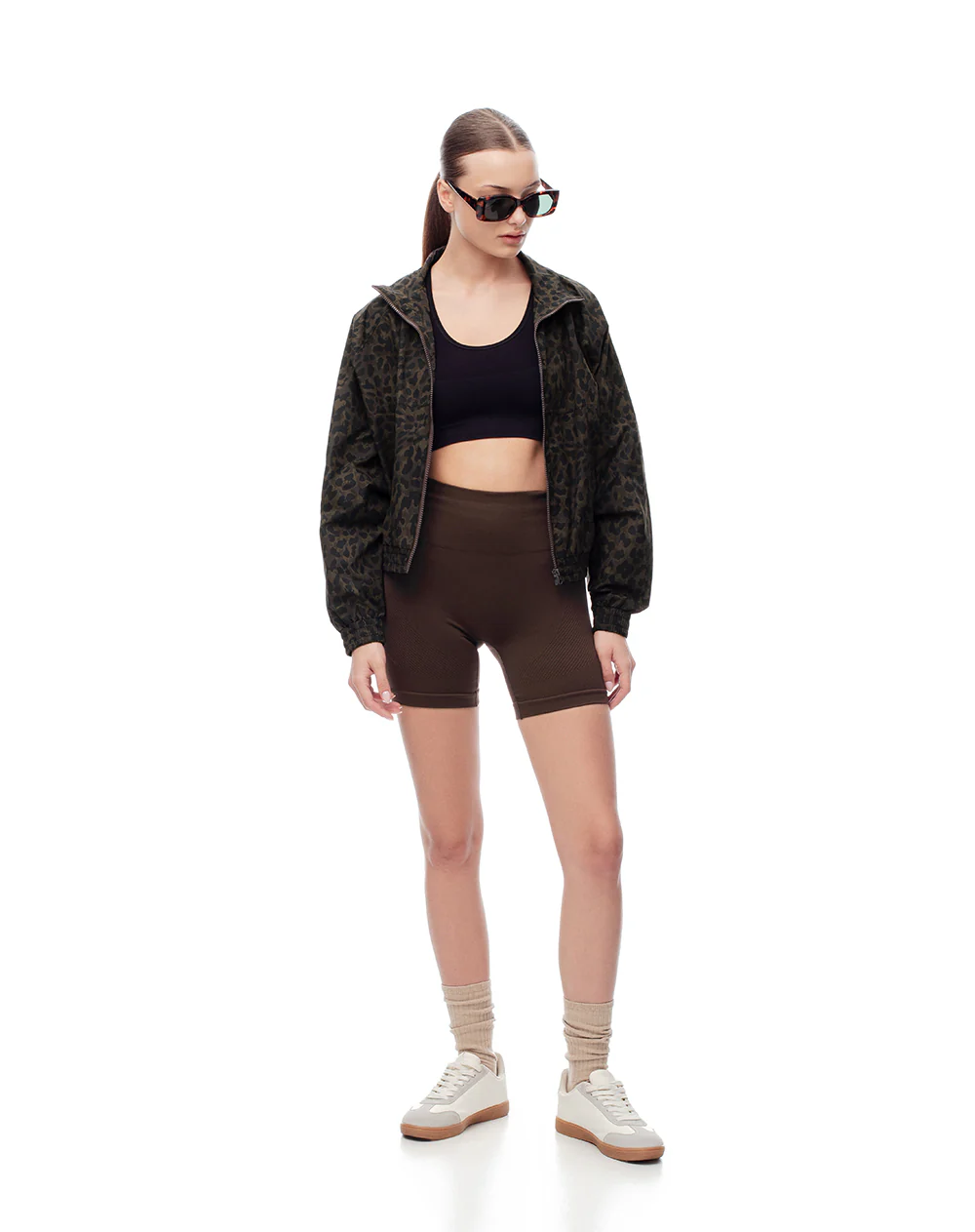 Biker deportivo seamless chocolate mujer - Image 3