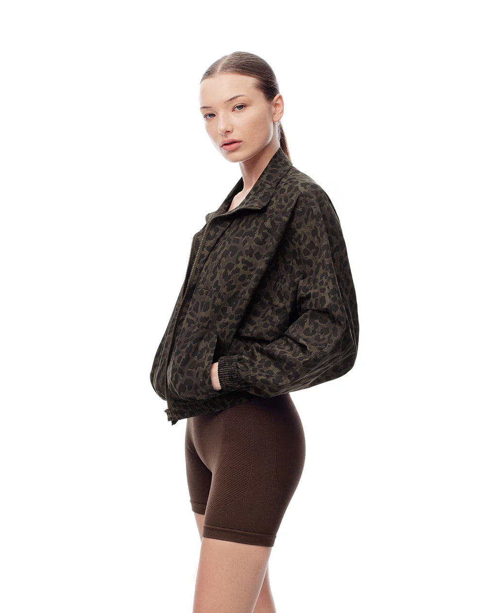 Biker deportivo seamless chocolate mujer - Image 5