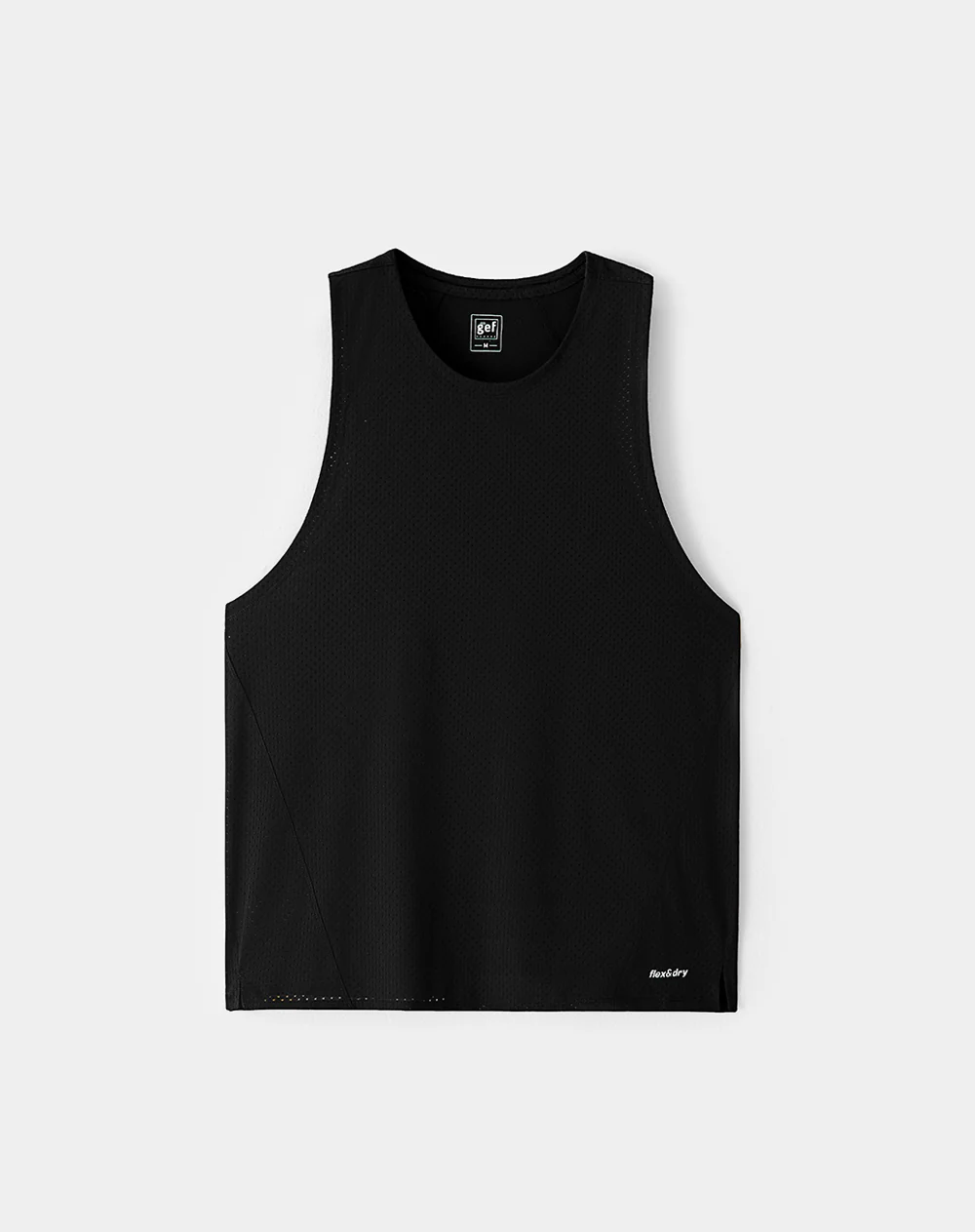 Camisilla deportiva antibacterial negra hombre - Image 6