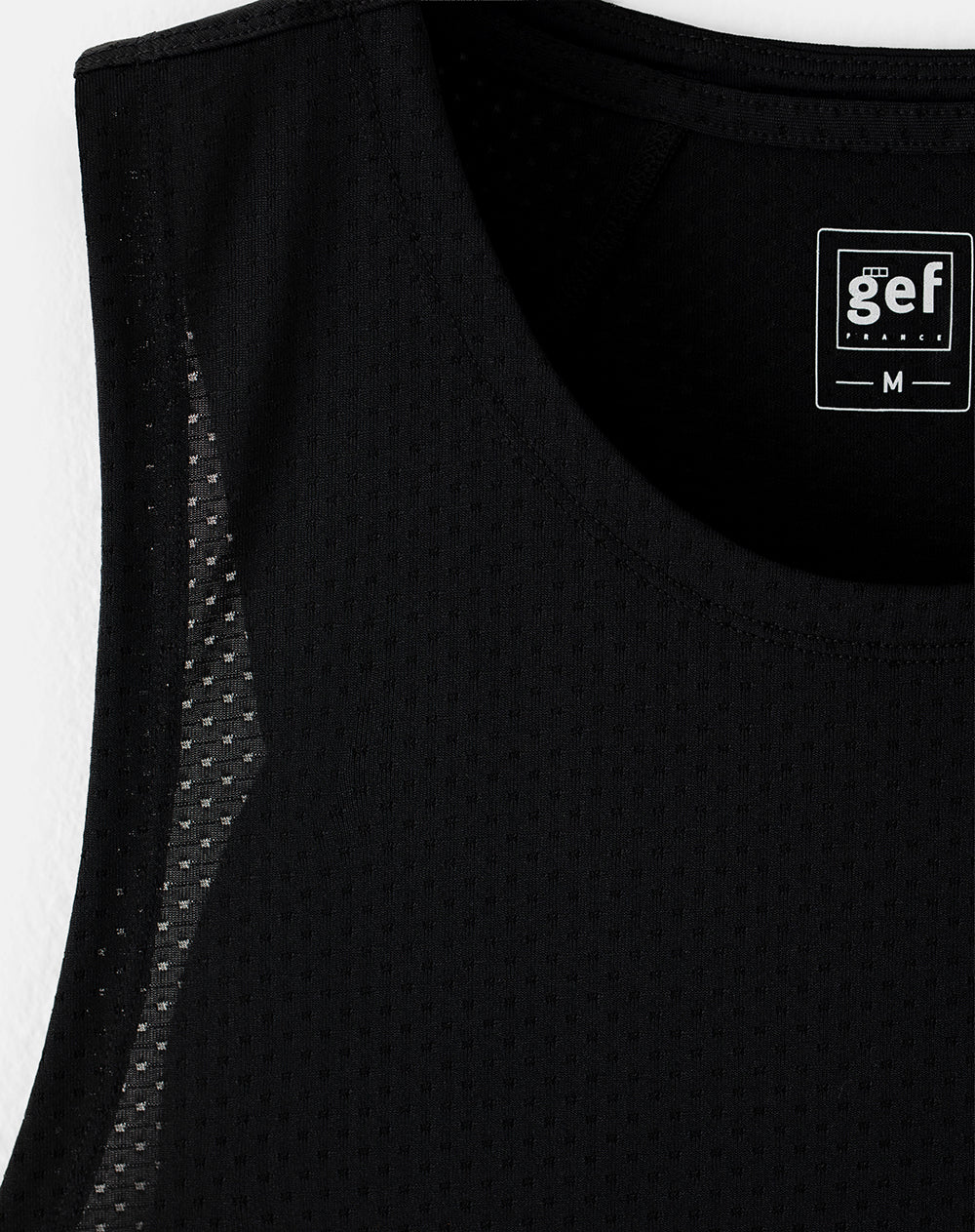 Camisilla deportiva antibacterial negra hombre - Image 7