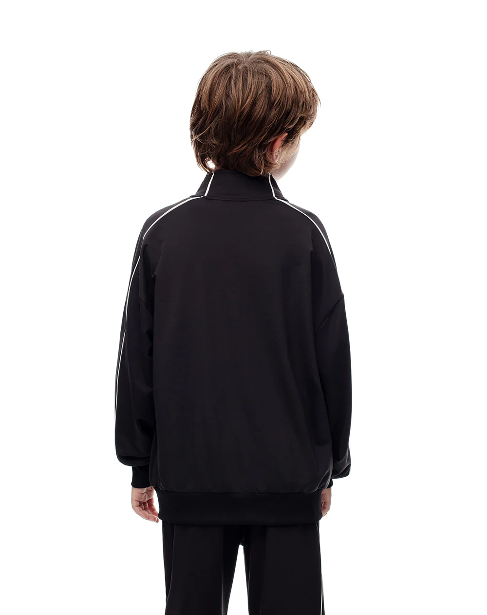 Chaqueta regular negra niño - Image 2
