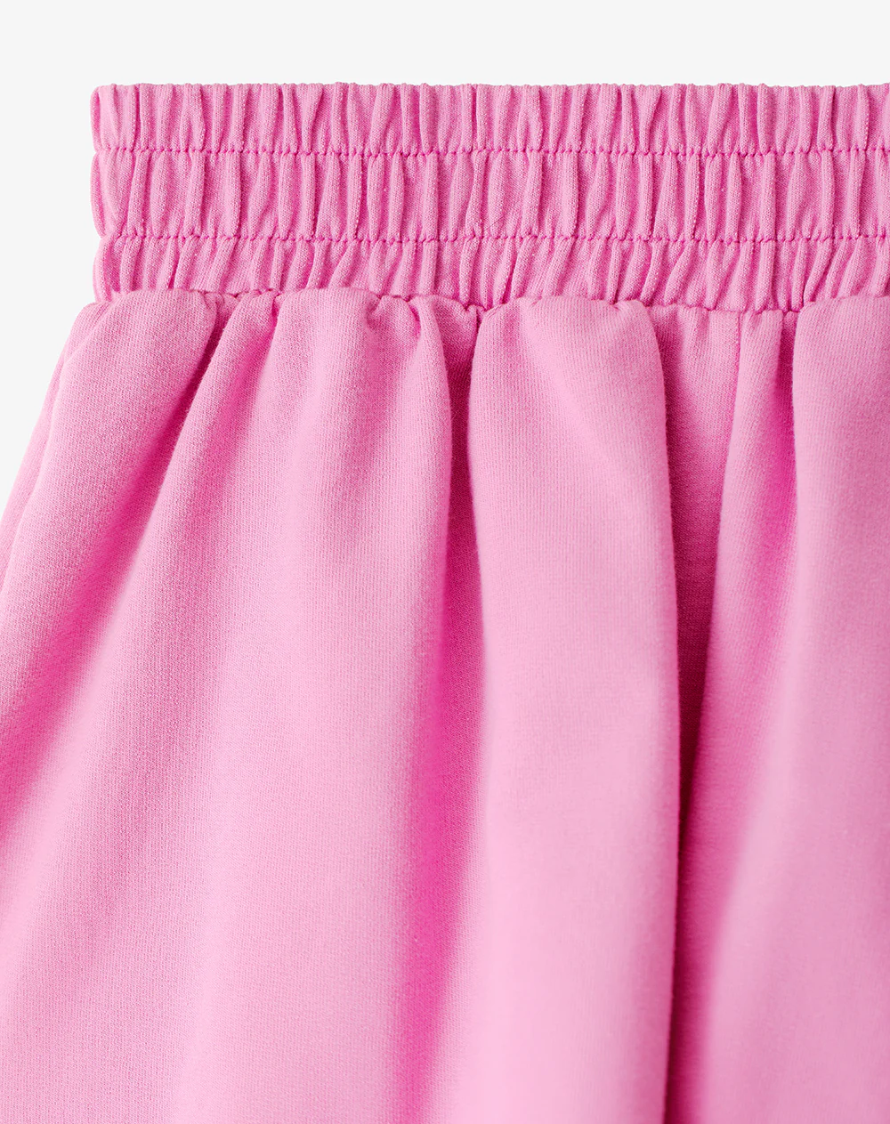 Conjunto camiseta + short algodón fucsia niña - Image 10