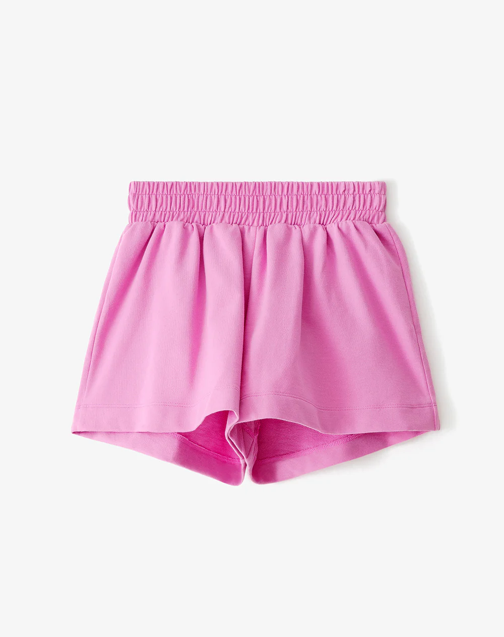 Conjunto camiseta + short algodón fucsia niña - Image 8