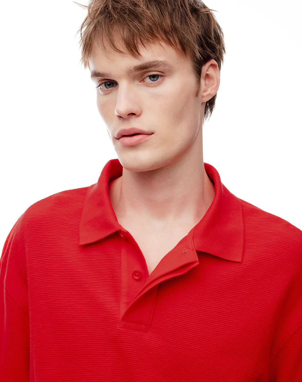 Polo regular fit roja - Image 3