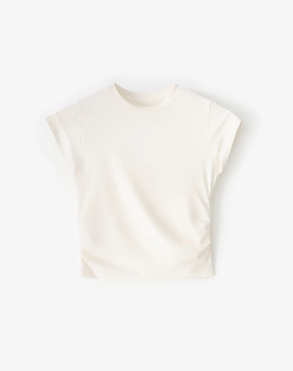 Camiseta crop slim habano mujer - Image 6