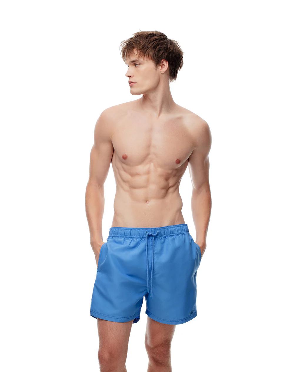 Pantaloneta de baño azul hombre - Image 2