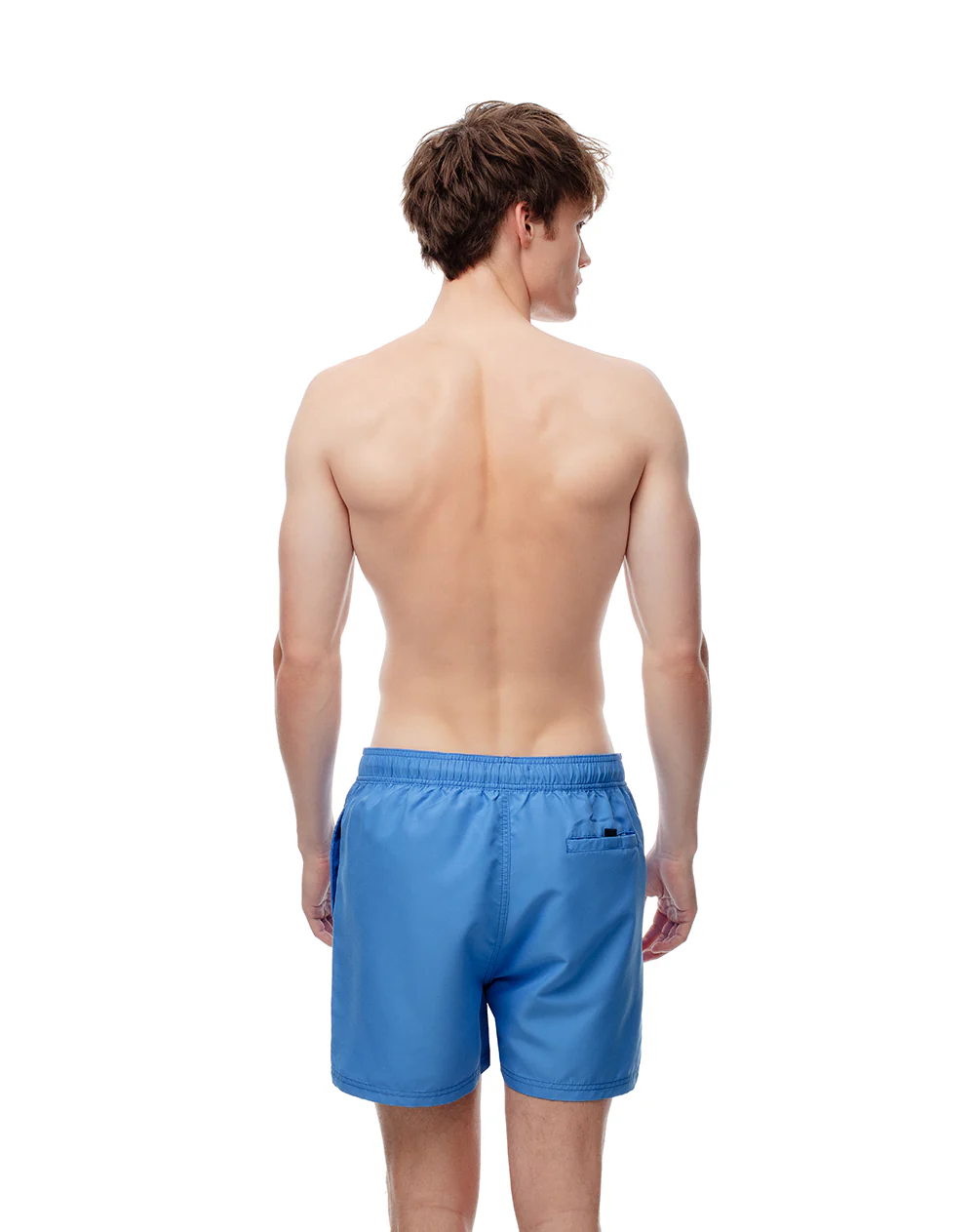 Pantaloneta de baño azul hombre - Image 3