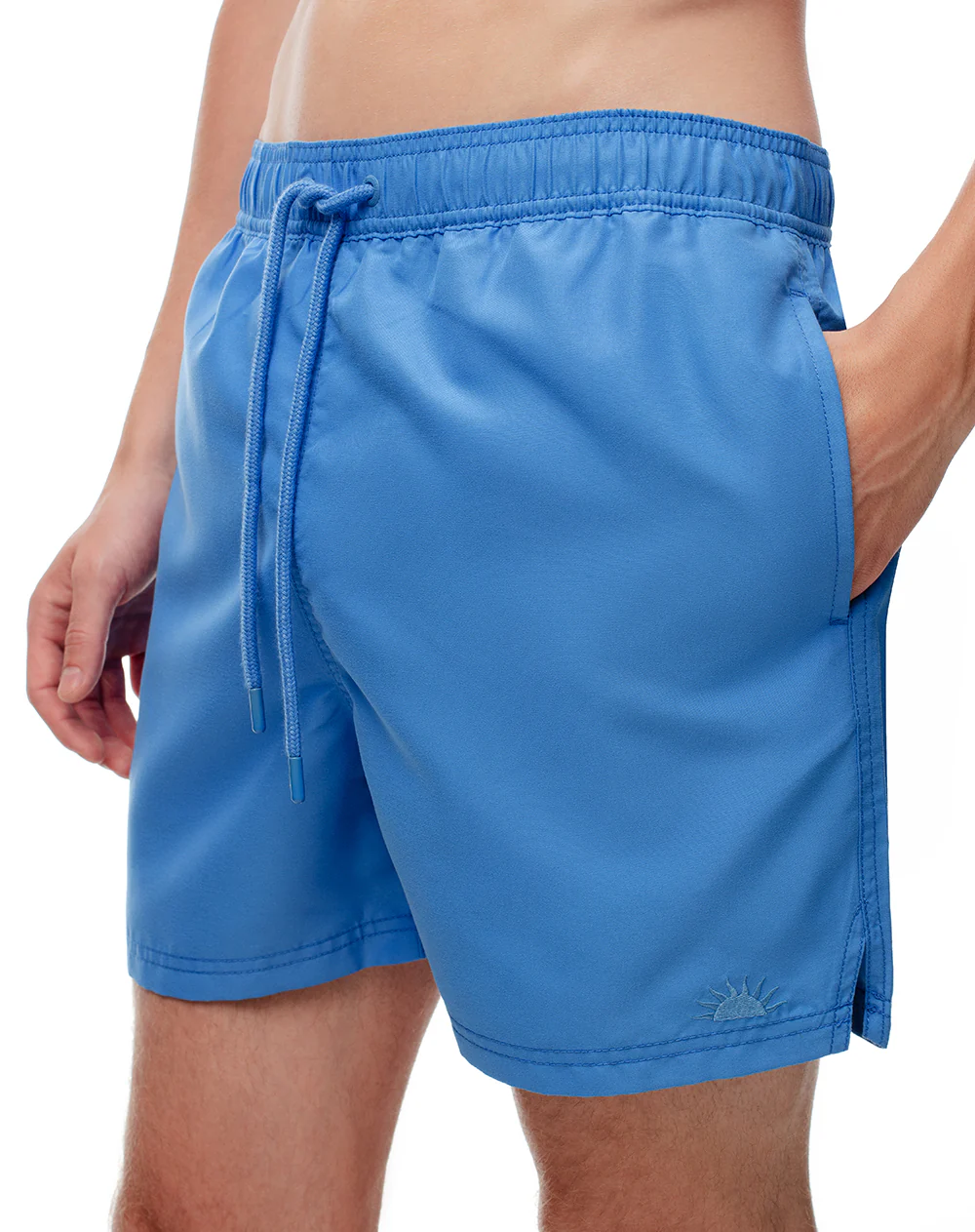 Pantaloneta de baño azul hombre - Image 4