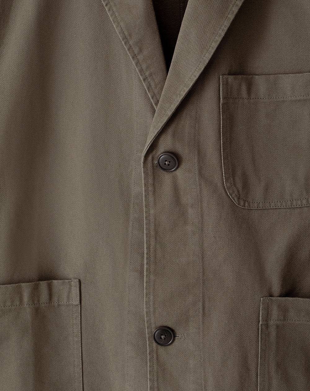 Blazer regular algodón verde hombre - Image 7