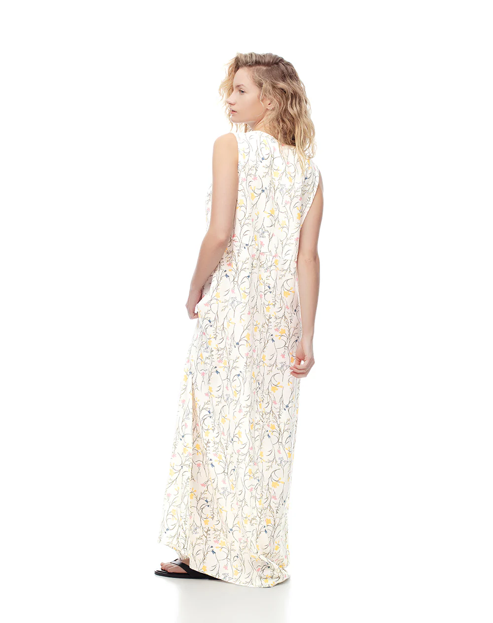 Vestido largo estampado mujer - Image 4