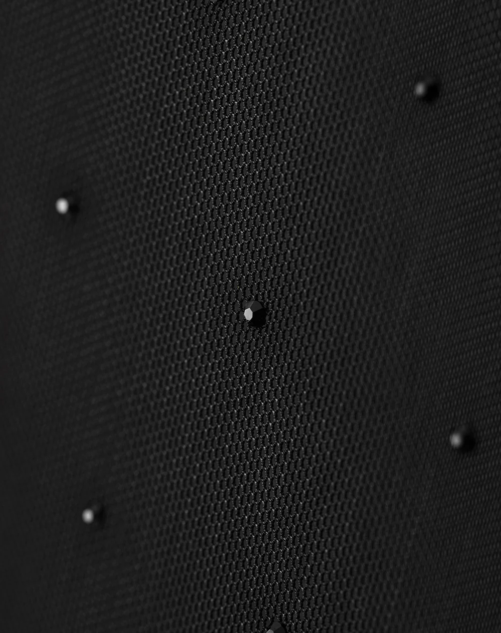 Camibuzo slim tejido tull brillos negro mujer - Image 8