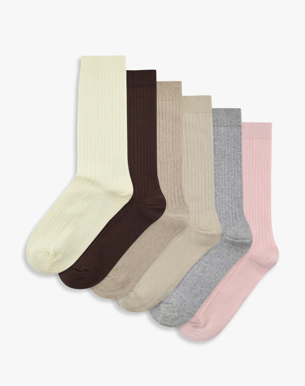 Medias mujer largas pack x5 surtido