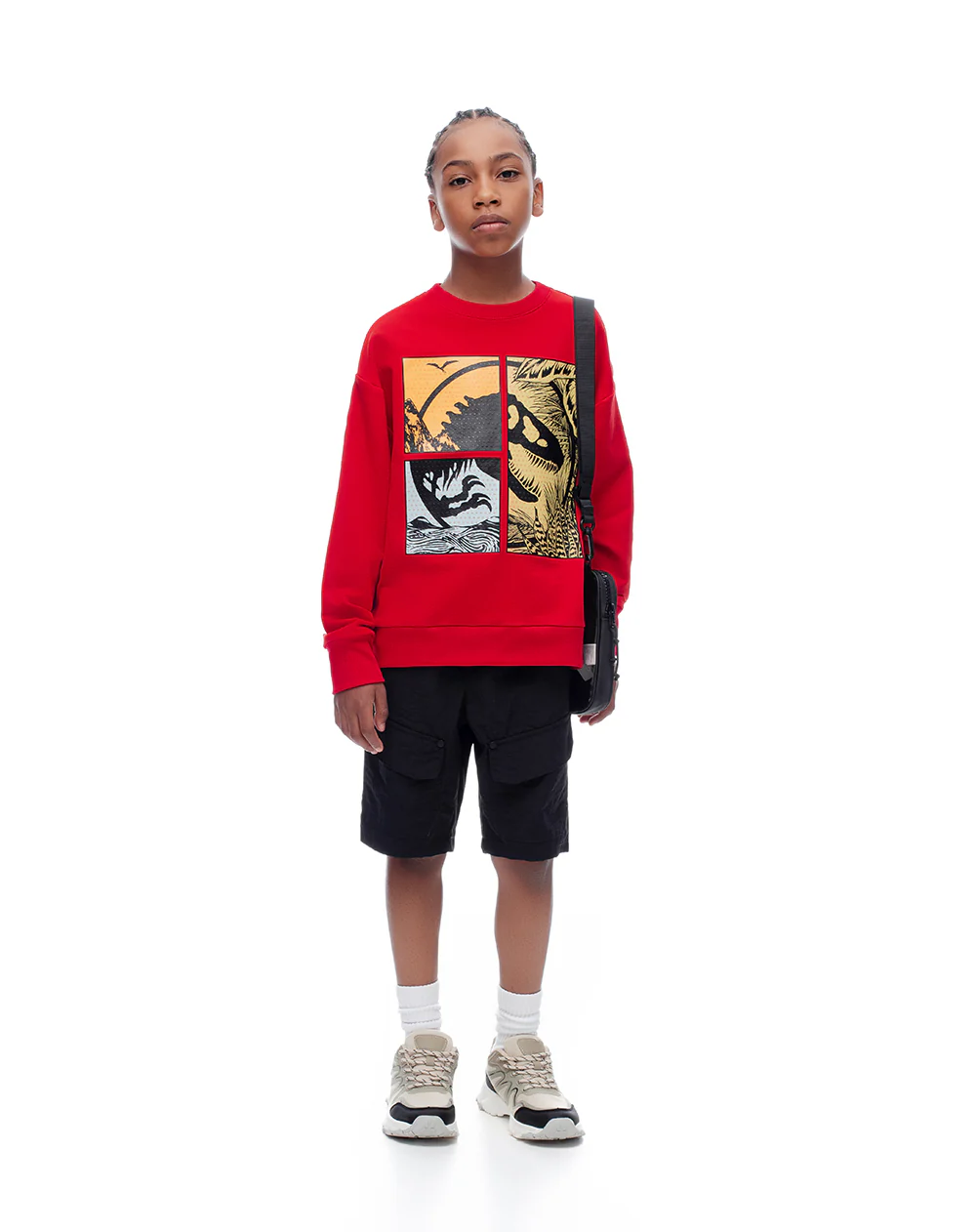 Buzo regular Jurassic World rojo niño - Image 4