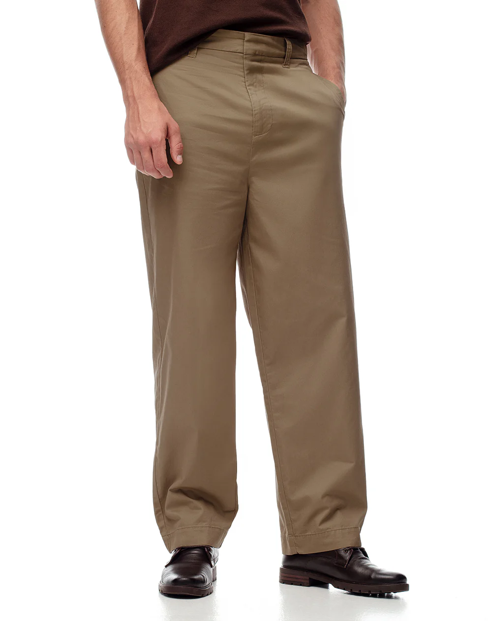 Pantalón tipo chino algodón habano hombre - Image 5
