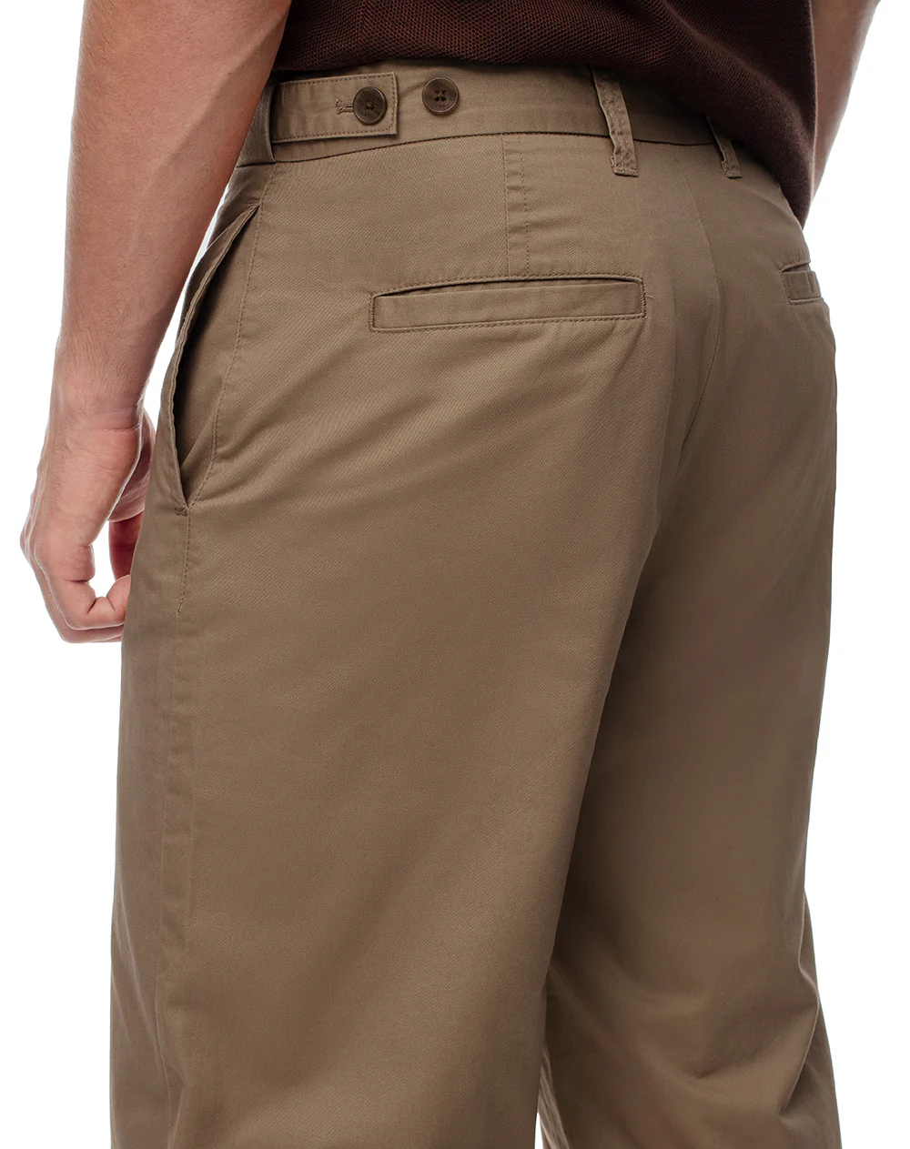Pantalón tipo chino algodón habano hombre - Image 6