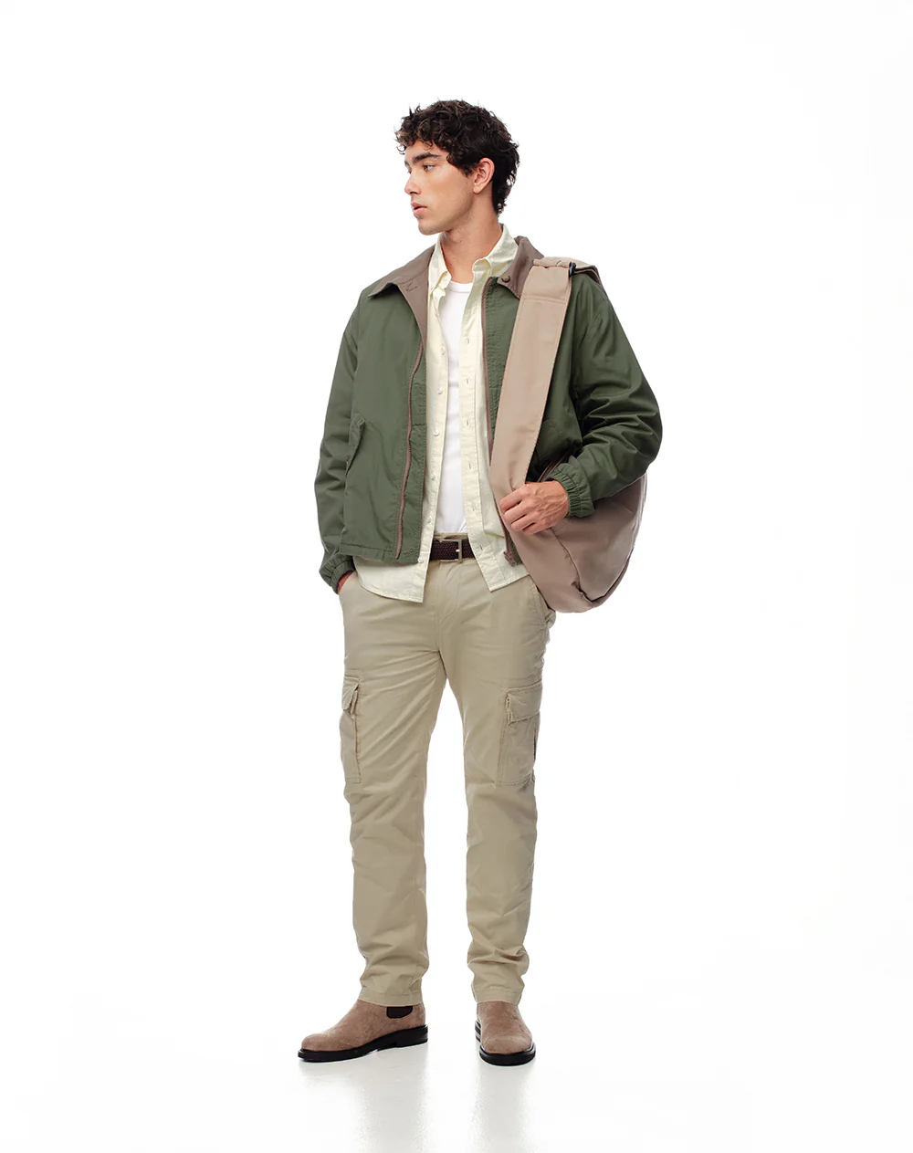 Chaqueta reversible multicolor hombre - Image 4
