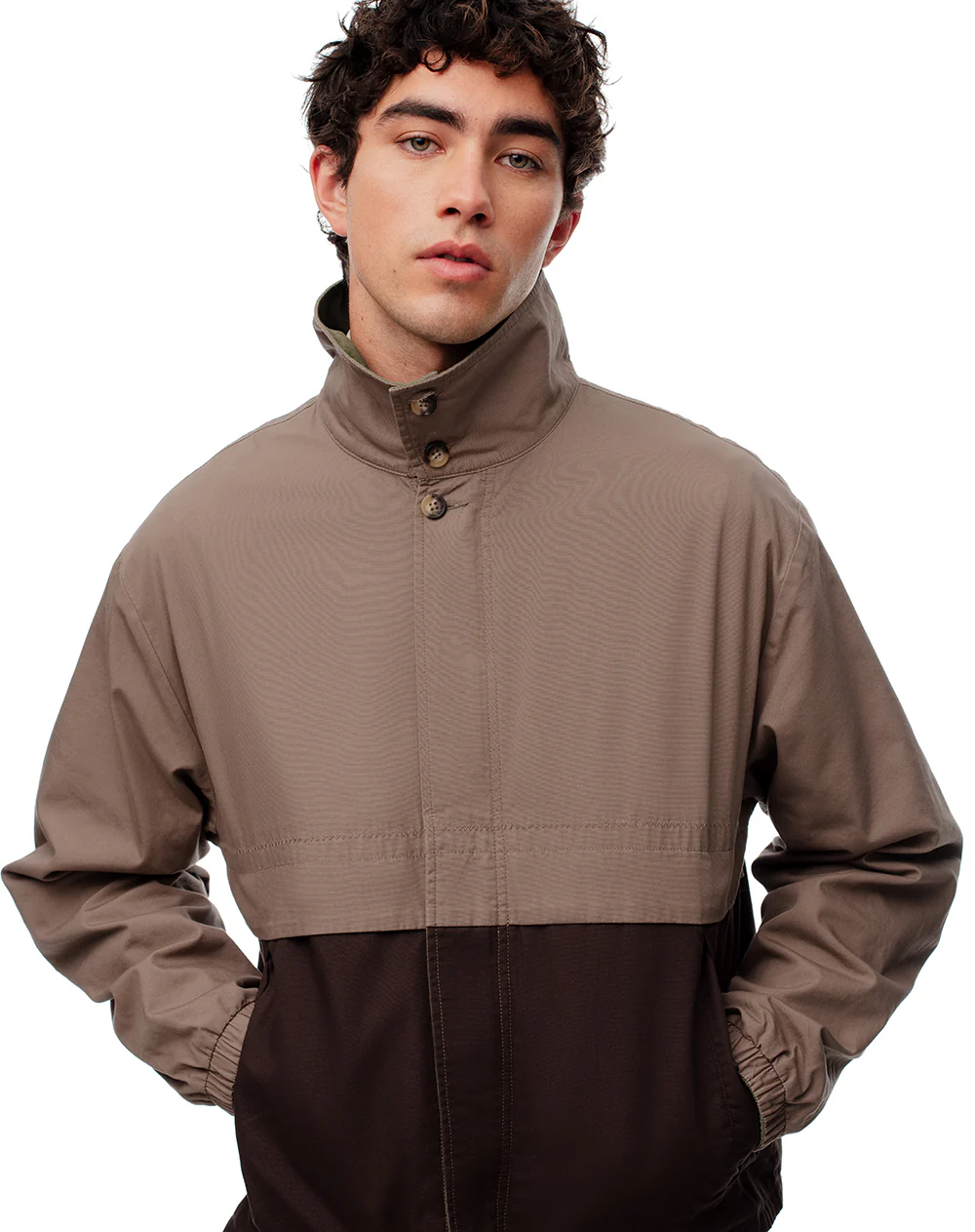 Chaqueta reversible multicolor hombre - Image 6