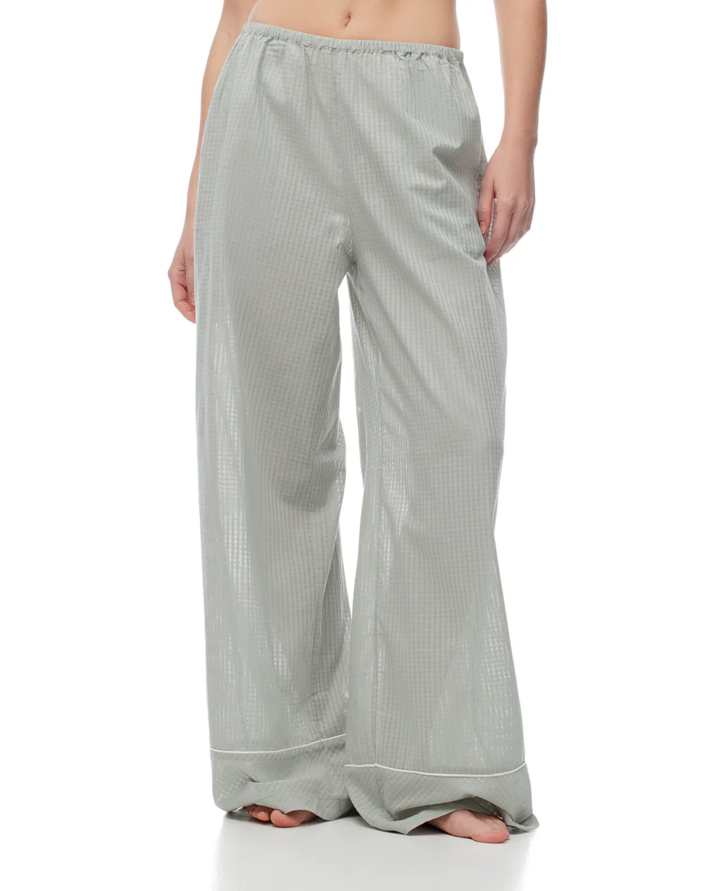 Pantalón loose tiro medio verde mujer - Image 4