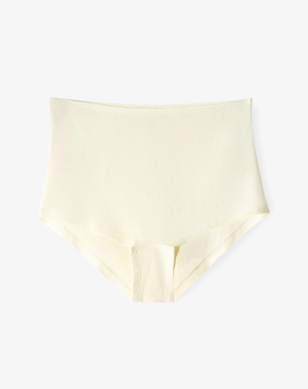 Short de pijama punto calado amarillo mujer - Image 4
