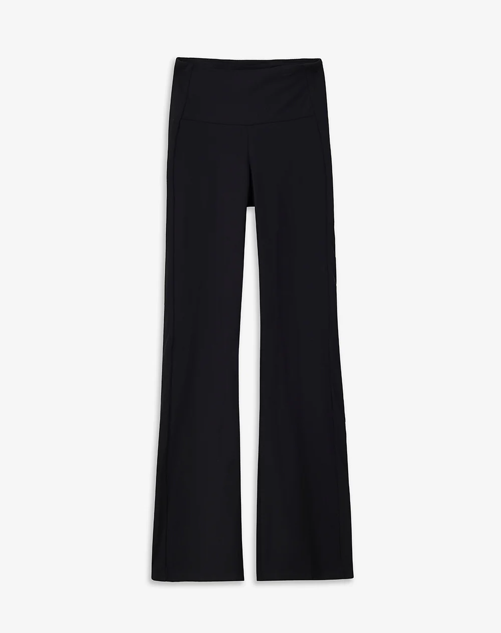 Pantalón deportivo flare secado rápido negro mujer - Image 6