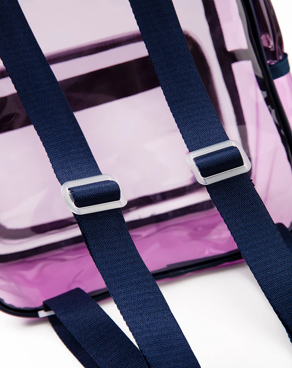 Morral transparente morado niña - Image 6
