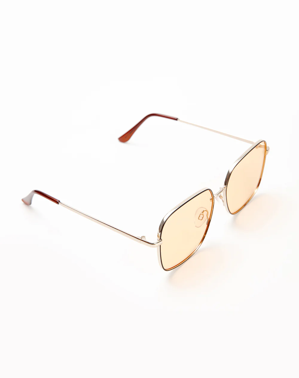 Gafas de sol filtro UV400 cuadradas lente ámbar - Image 3