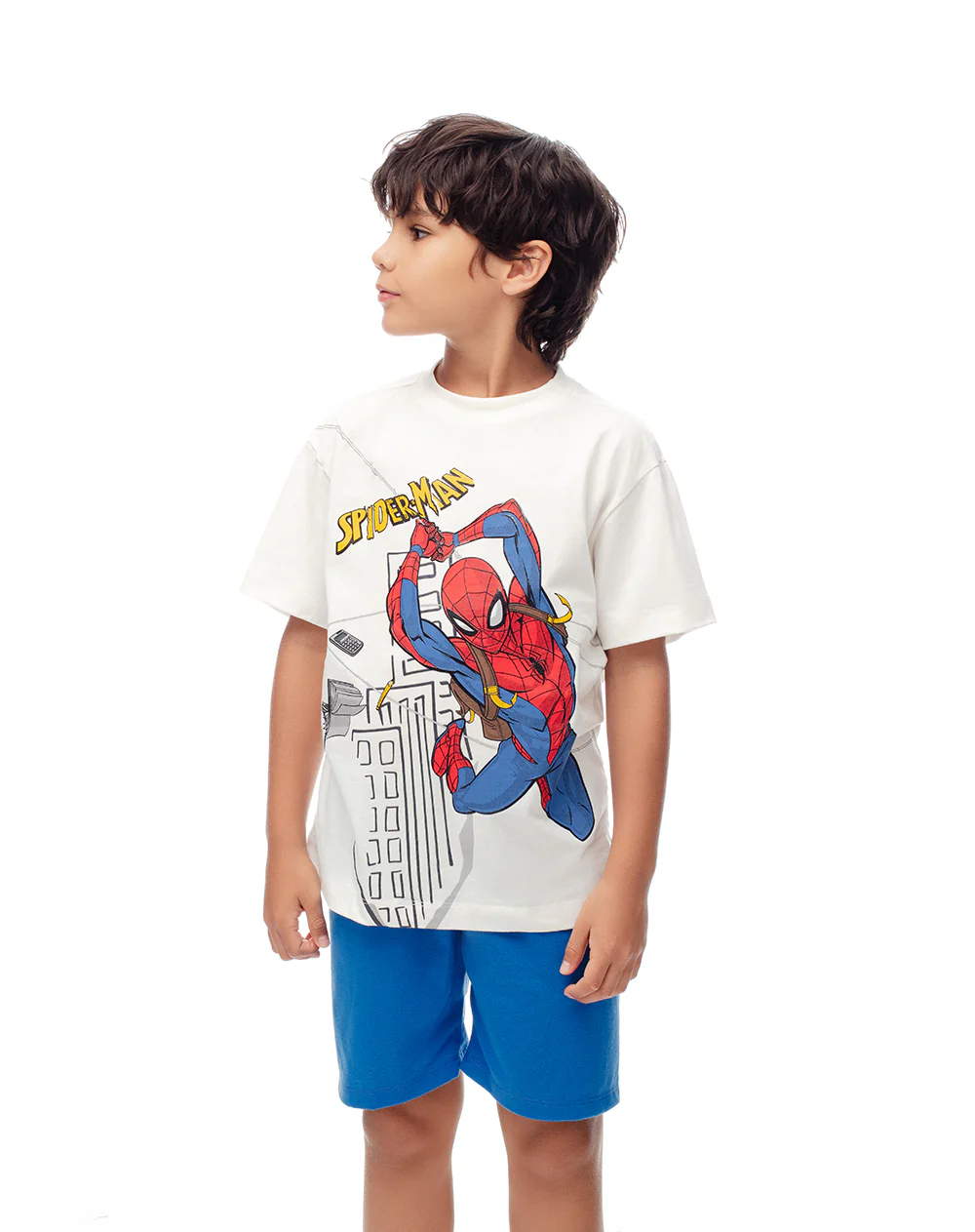 Camiseta + bermuda de pijama algodón SpiderMan niño - Image 5