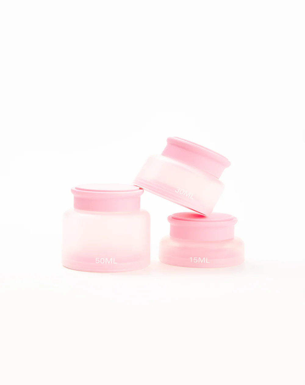Set envases de silicona para viaje rosa x3 - Image 4