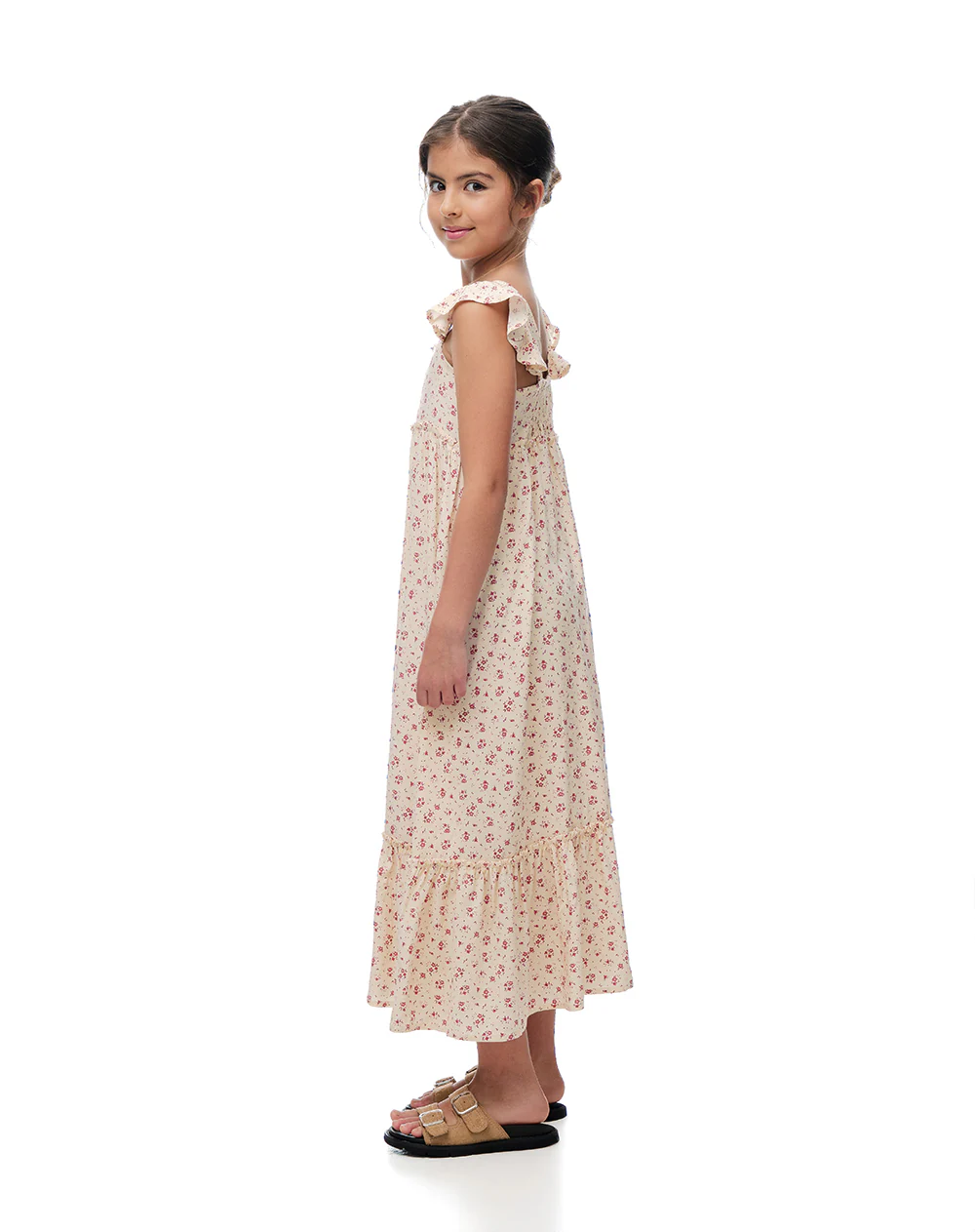 Vestido largo flores niña - Image 5