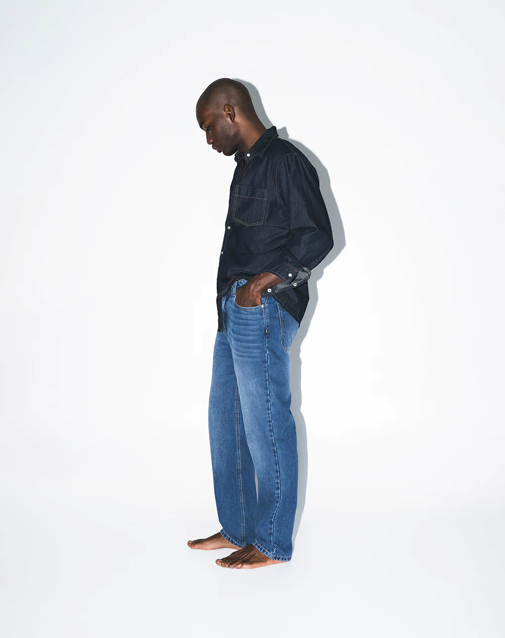 Jean regular índigo medio hombre - Image 3