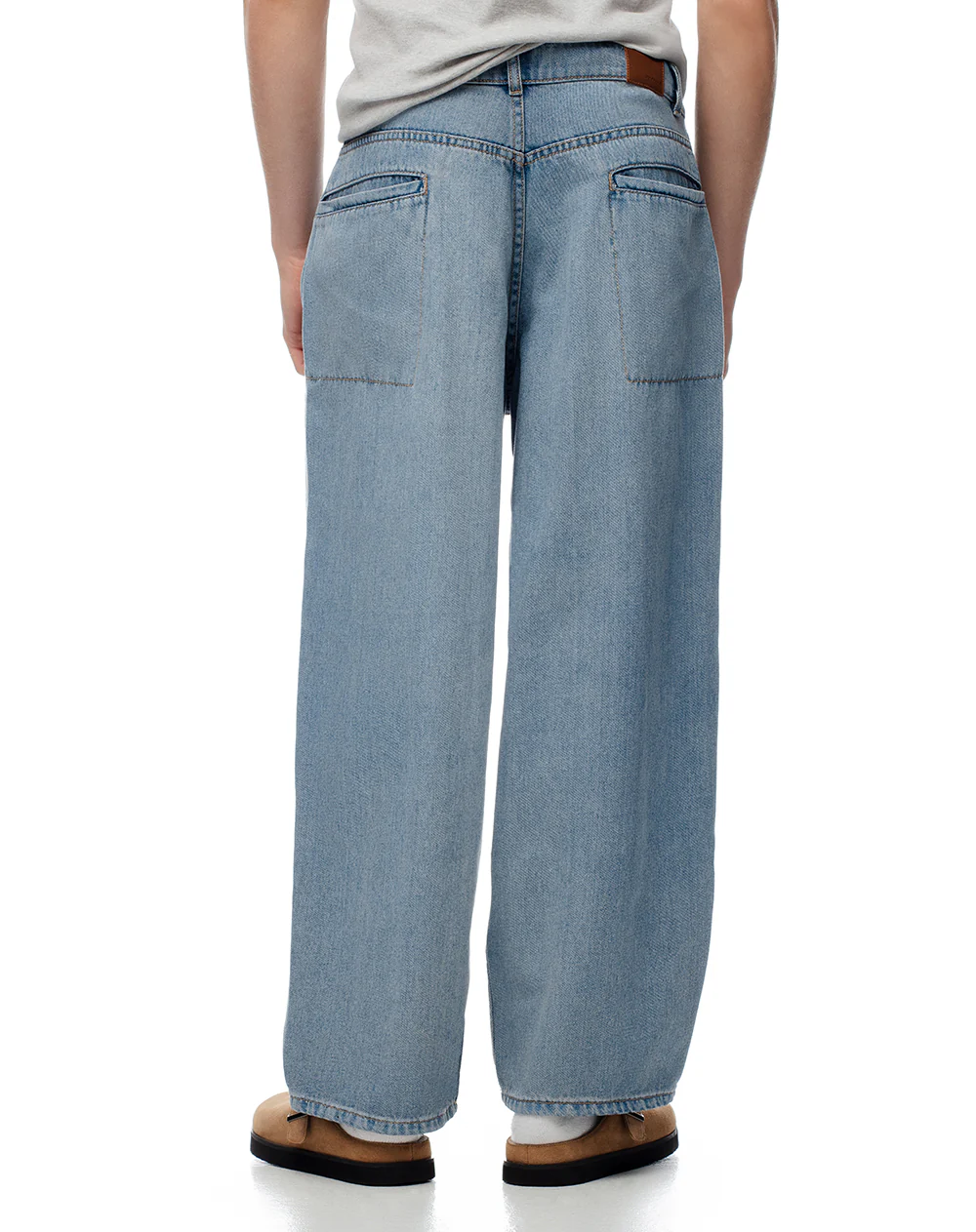 Jean loose algodón índigo medio hombre - Image 3
