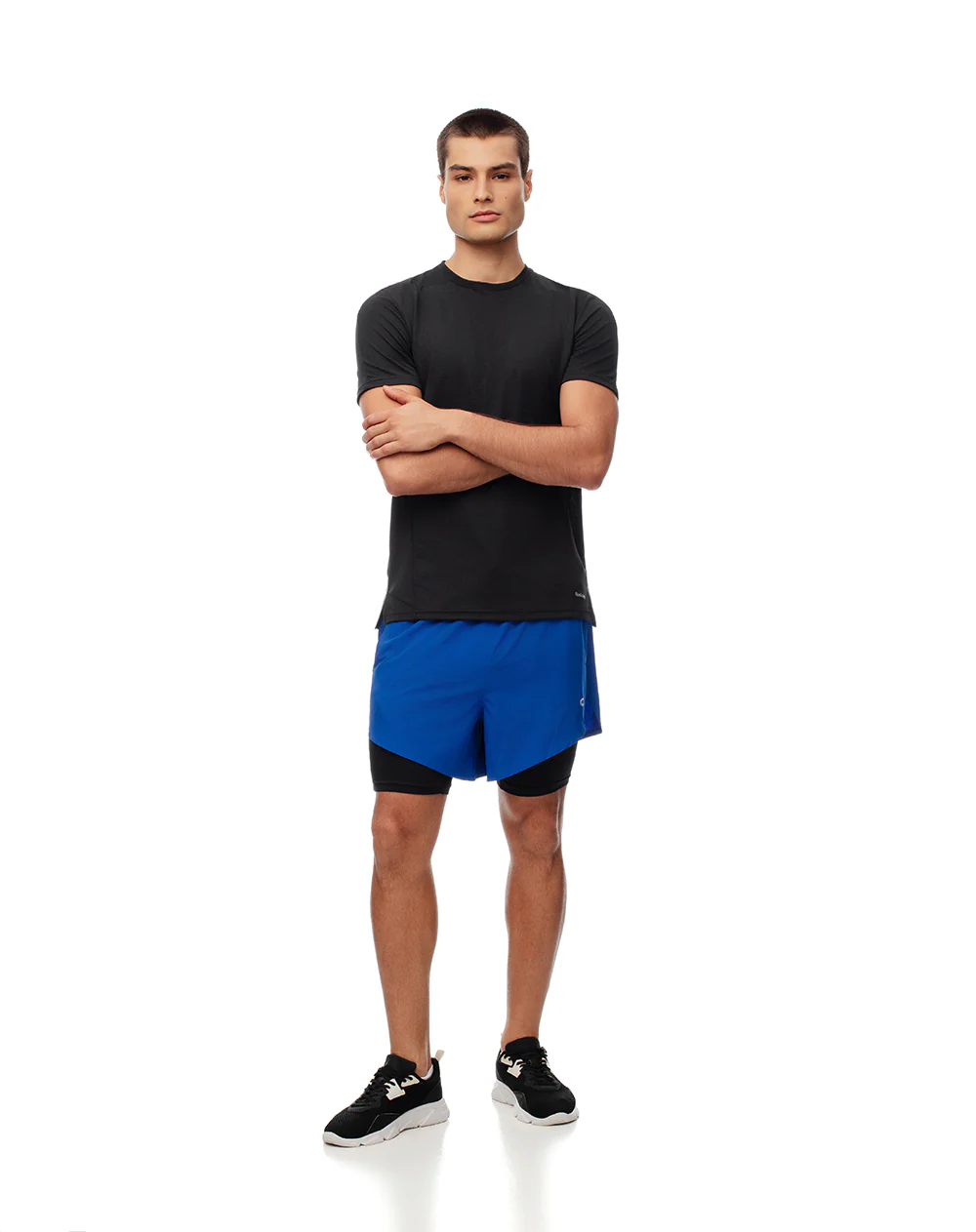 Short pantaloneta azul bloques - Image 4