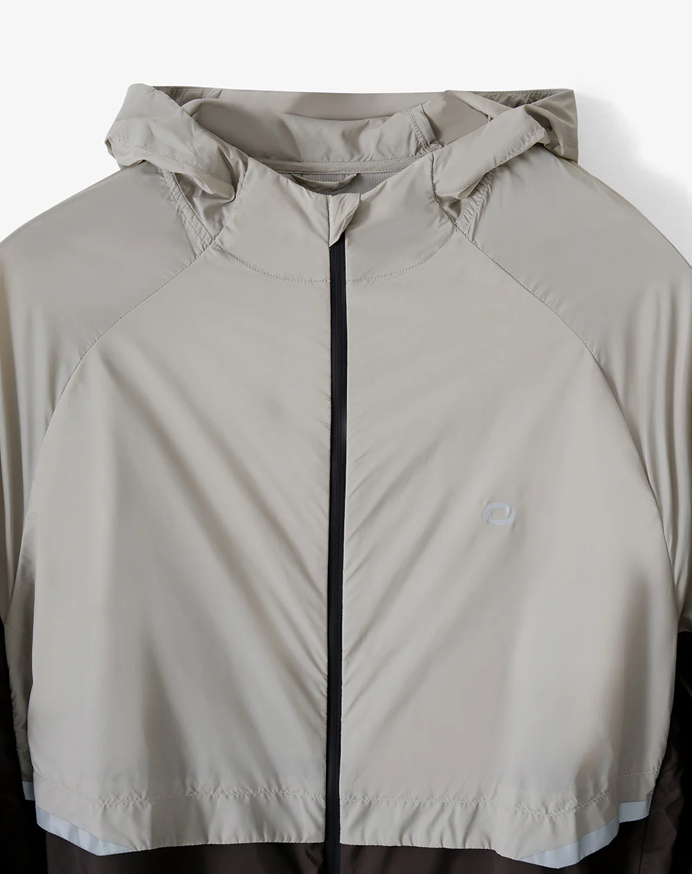 Chaqueta regular rompevientos taupe bloques hombre - Image 8