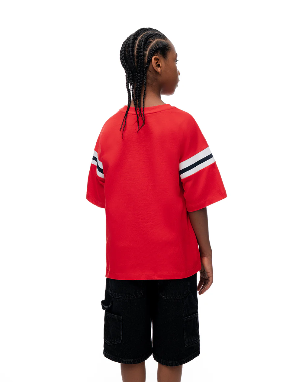 Camiseta regular algodón roja niño - Image 2
