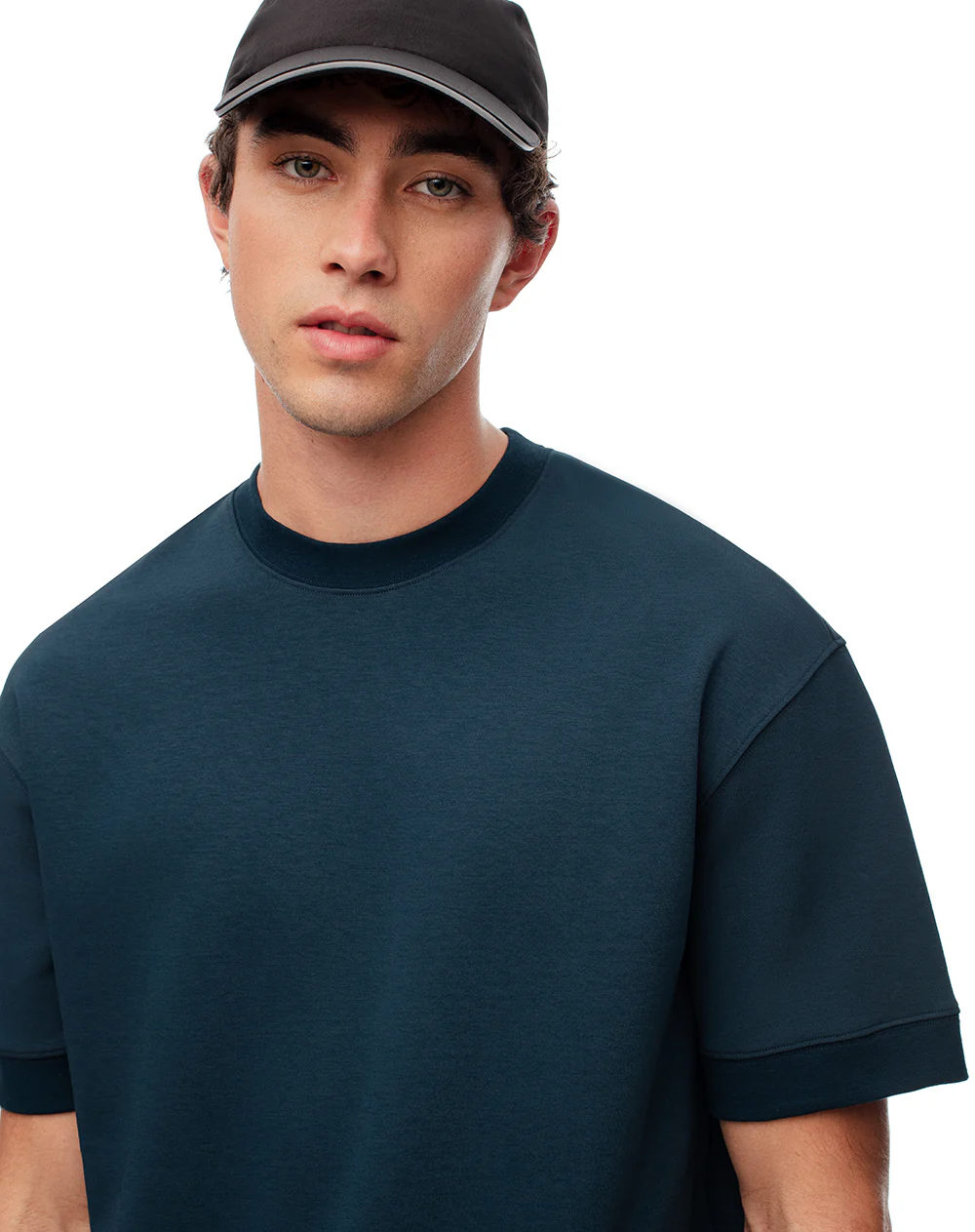 Camiseta relax oversize azul hombre - Image 3