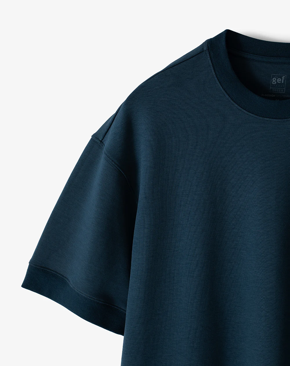 Camiseta relax oversize azul hombre - Image 6