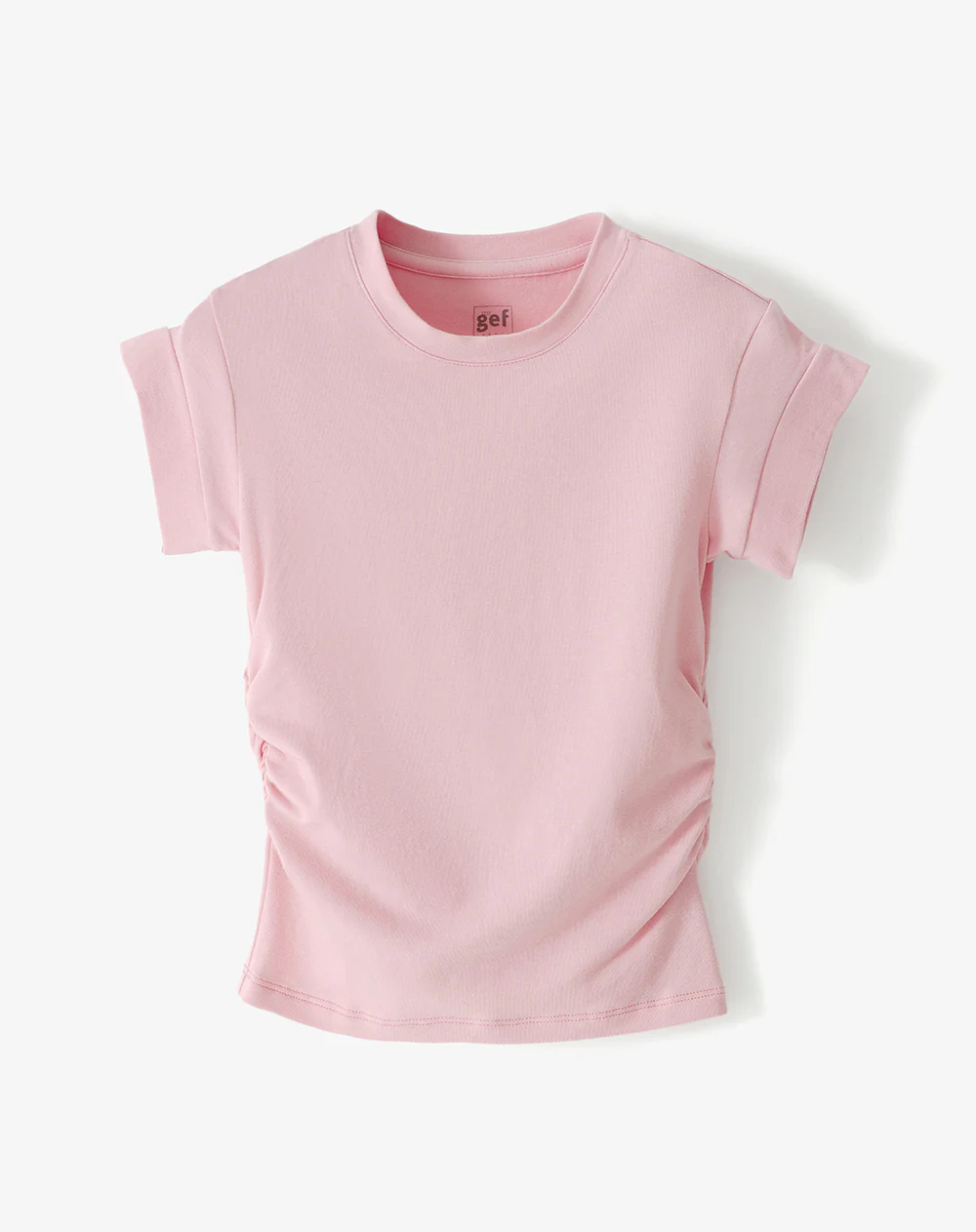 Camiseta regular rosada niña - Image 5