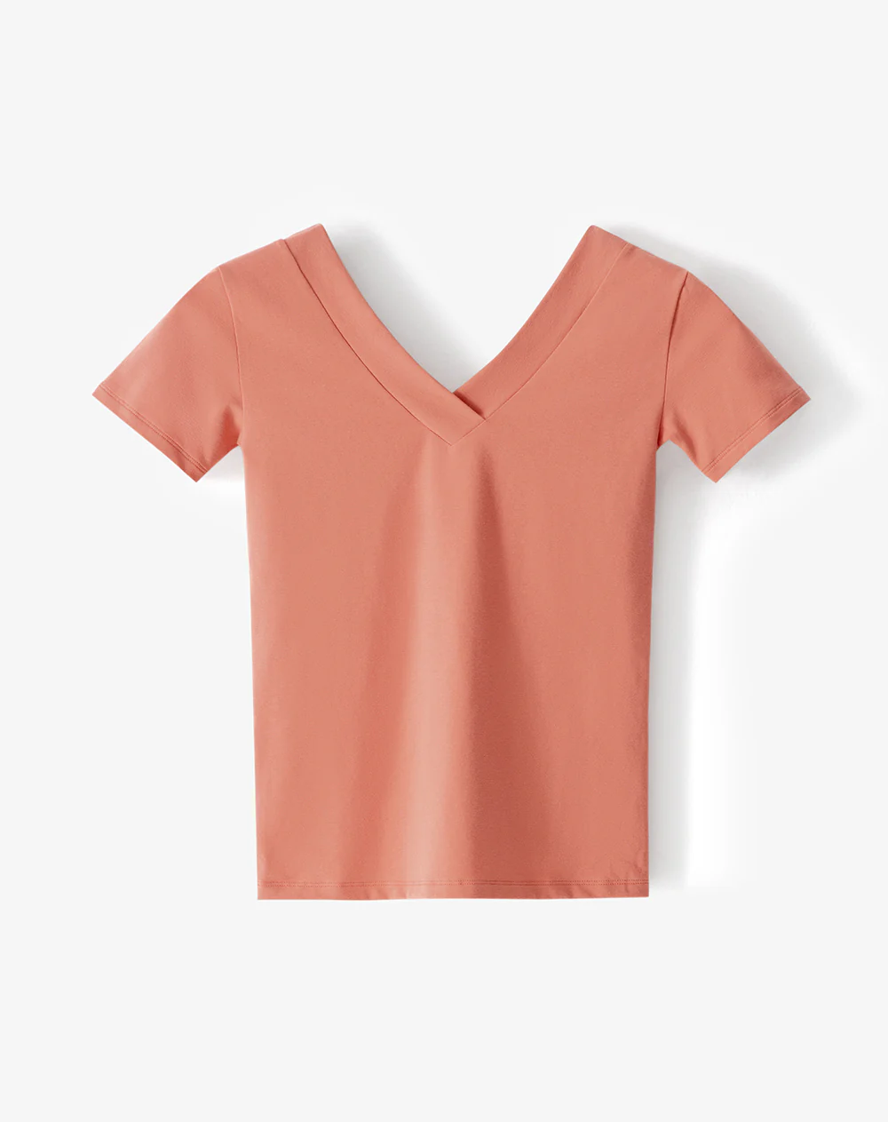 Camiseta regular uso 2 en 1 coral mujer - Image 7