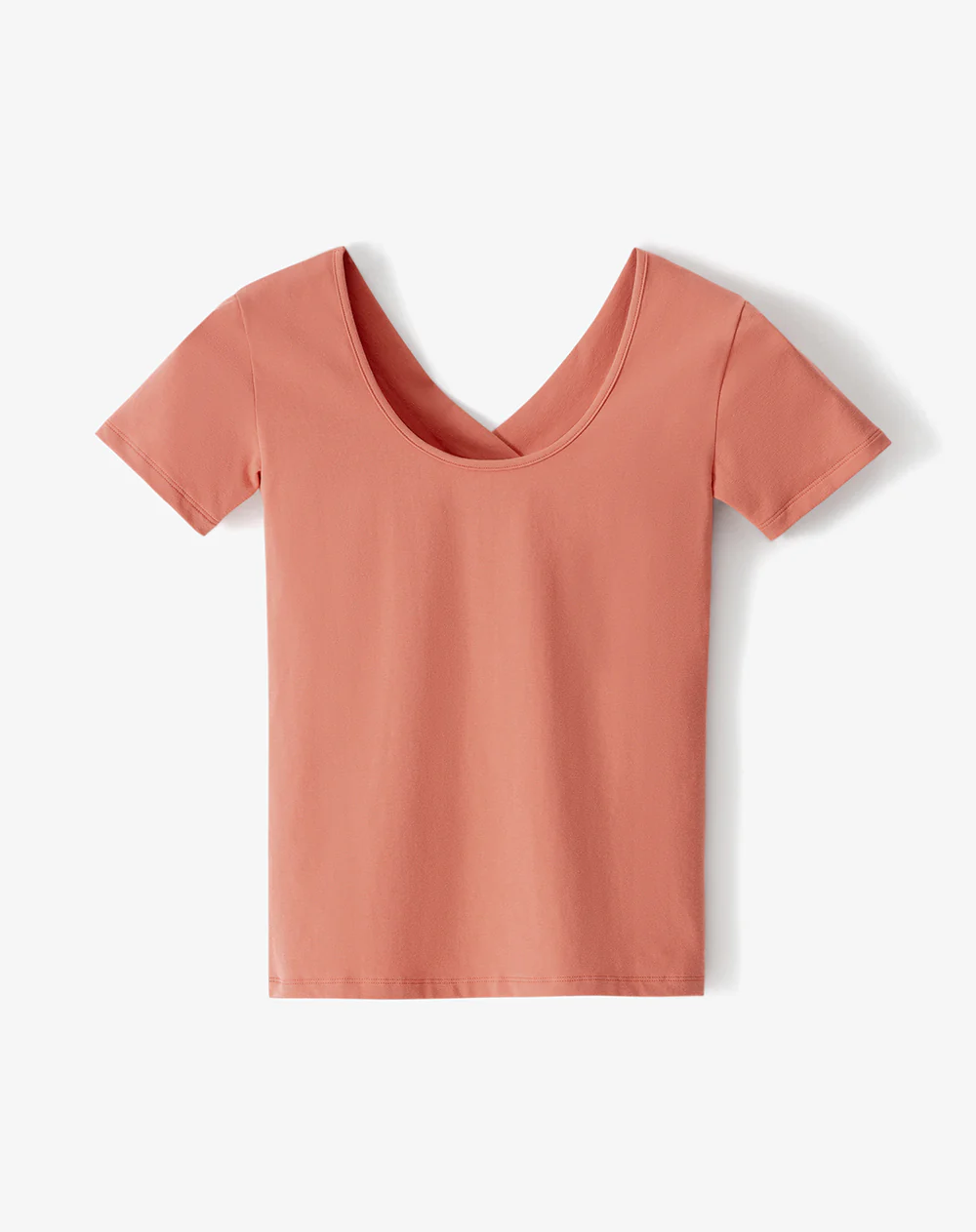 Camiseta regular uso 2 en 1 coral mujer - Image 8
