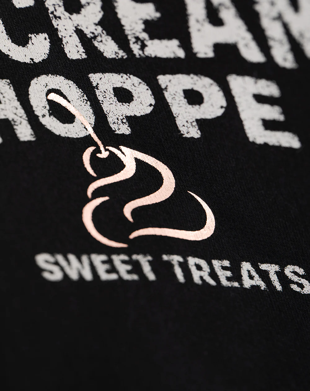 Camiseta oversize algodón negra niña - Image 6