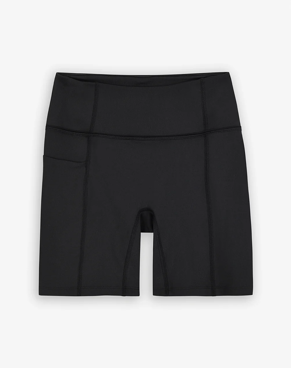 Biker deportivo soporte abdomen negro mujer - Image 6