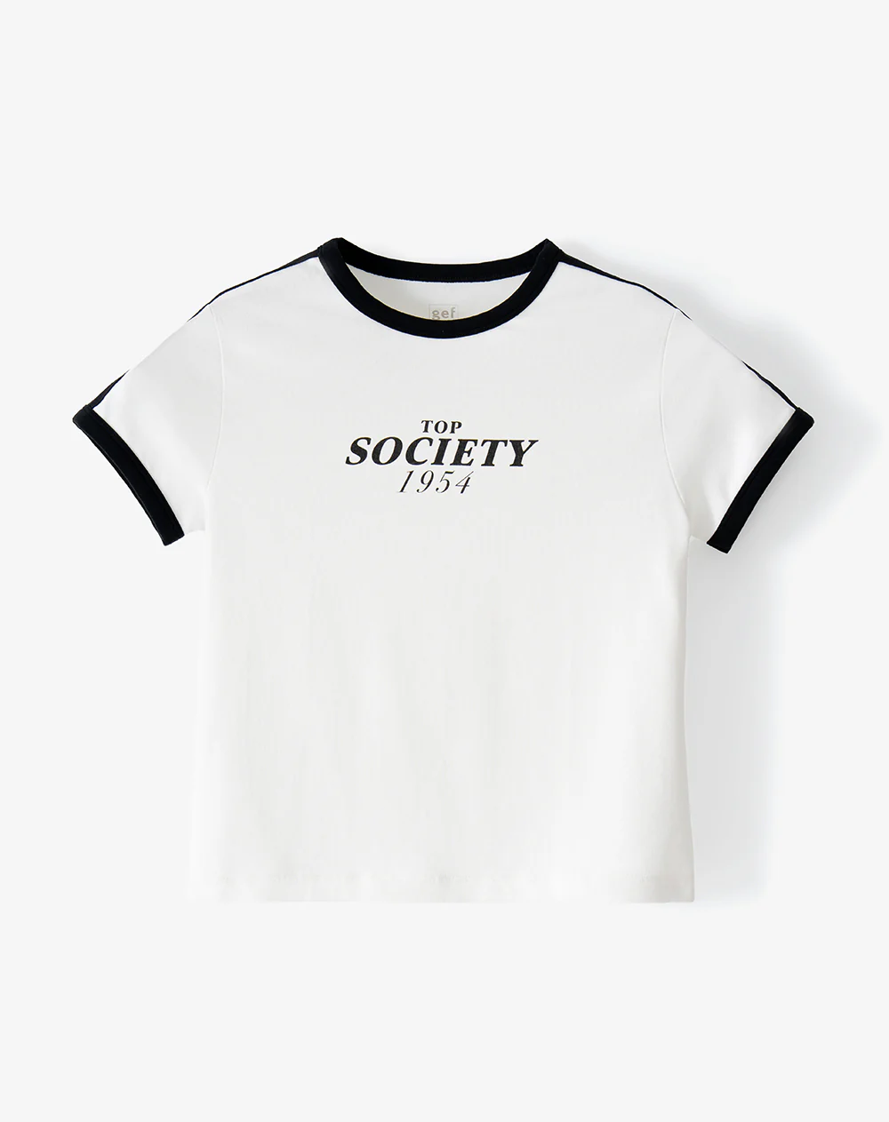 Camiseta slim estampada crudo mujer - Image 5