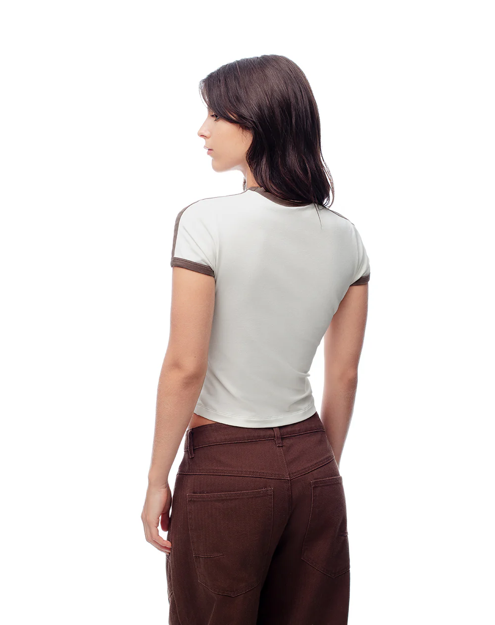 Camiseta slim estampada mujer - Image 2